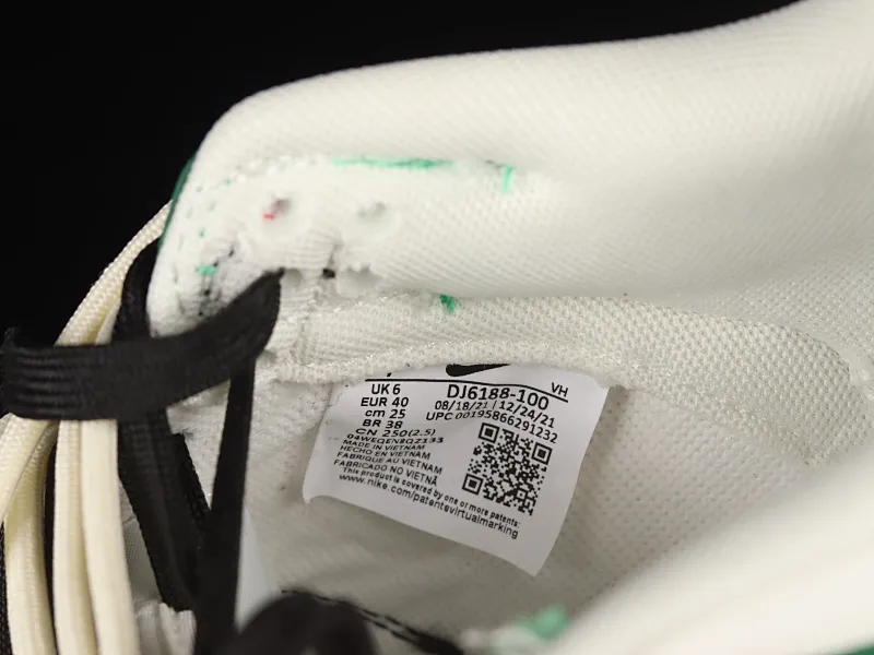 All categories Nk SB Dunk series Nk SB Dunk Low low-top sneakers Nk Dunk Low white green customized version of deconstructed strap casual sneakers DJ6188-100
